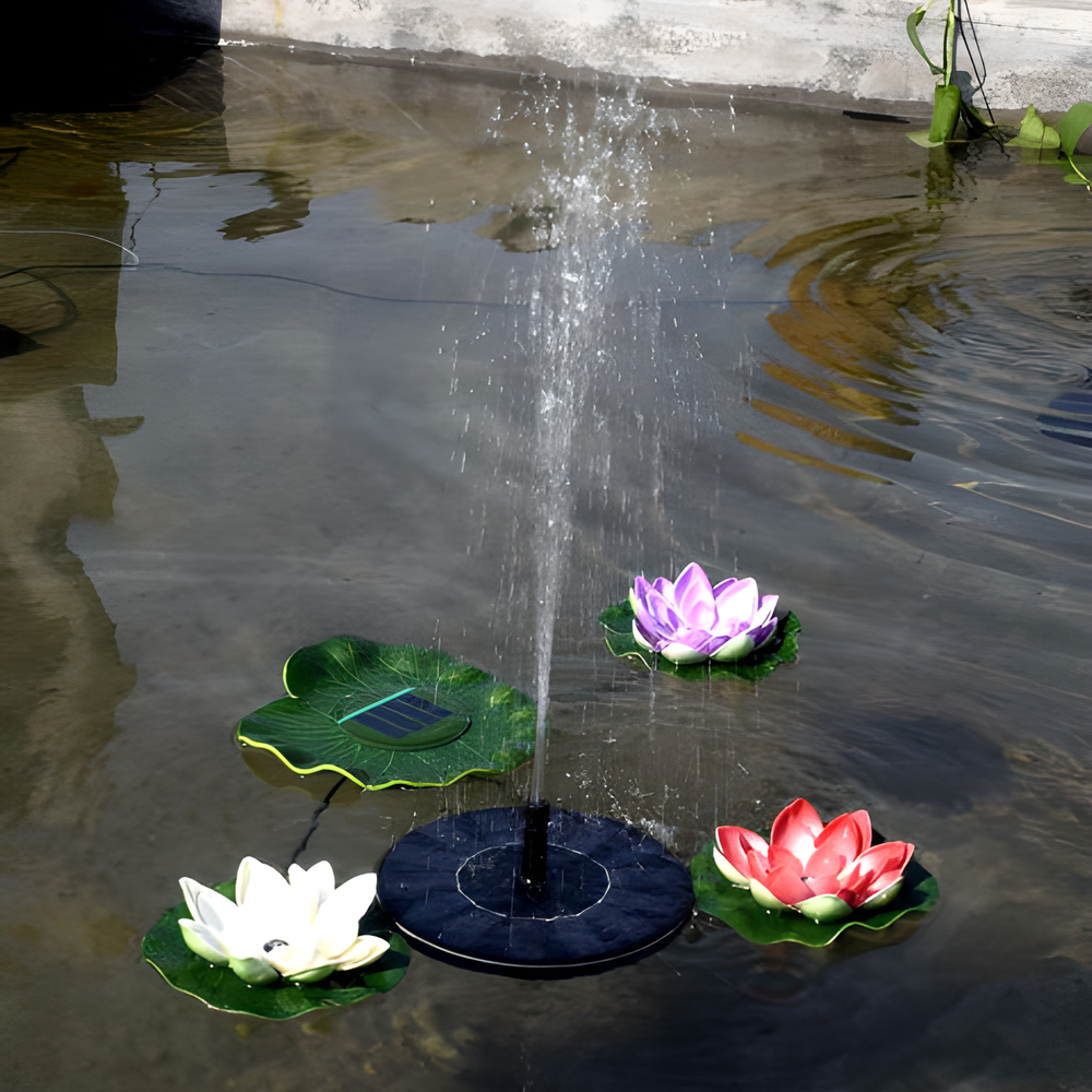 Eco-friendly solar-powered bird fountain with adjustable nozzle heads for customizable water patterns, perfect for Kiwi gardens and backyards