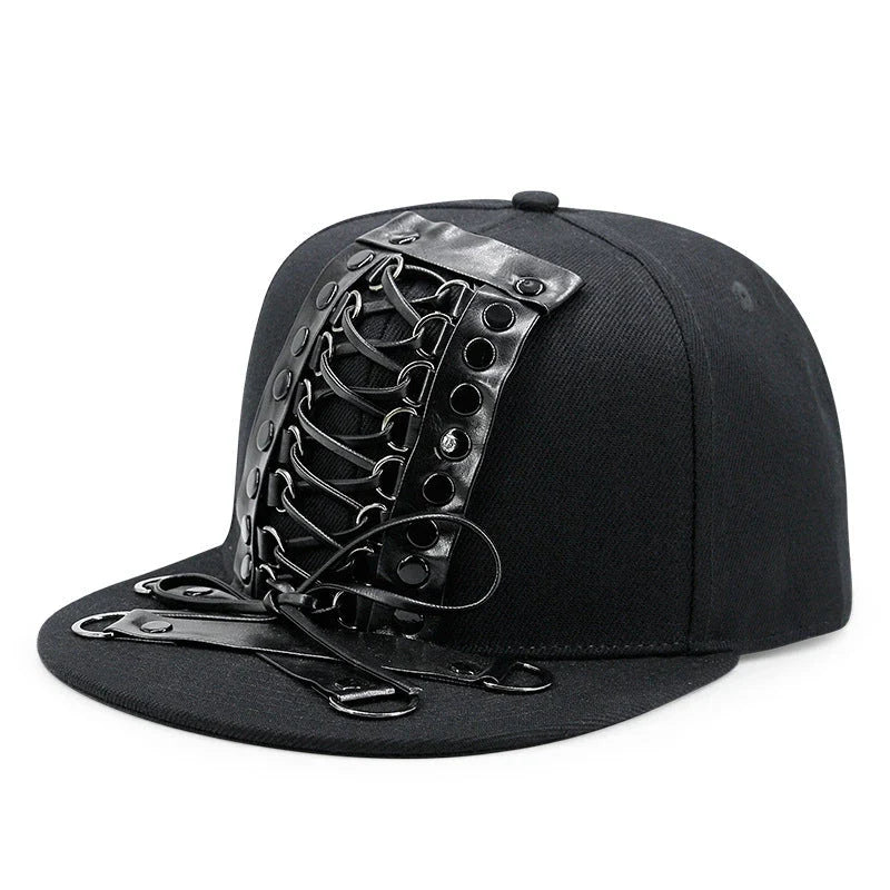 Classic metal lock bullet belt buckle cap with adjustable size and flat brim design for Kiwi outdoor style and comfort