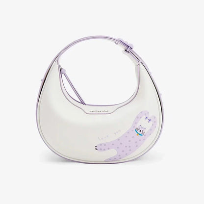 Stylish and functional Half Moon Bag in a chic pink colour, perfect for the modern Kiwi consumer