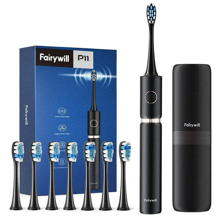 Advanced Sonic Electric Toothbrush with Smart Timer and Waterproof Travel Case