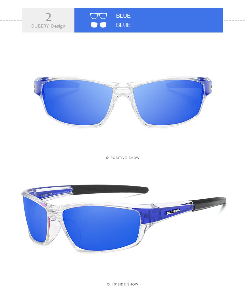 DUBERY Polarised UV400 Sunglasses with lightweight frame, polarised lenses, and UV400 protection for active Kiwi lifestyle