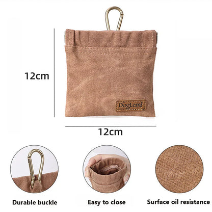 Portable Dog Training Snack Bag with Durable Oil-Resistant Design for Rewarding Kiwi Pups