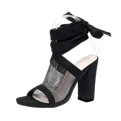 Stylish high heel sandals with flock upper, cross-strap design, and super high heel for a glamorous, Kiwi-approved look.