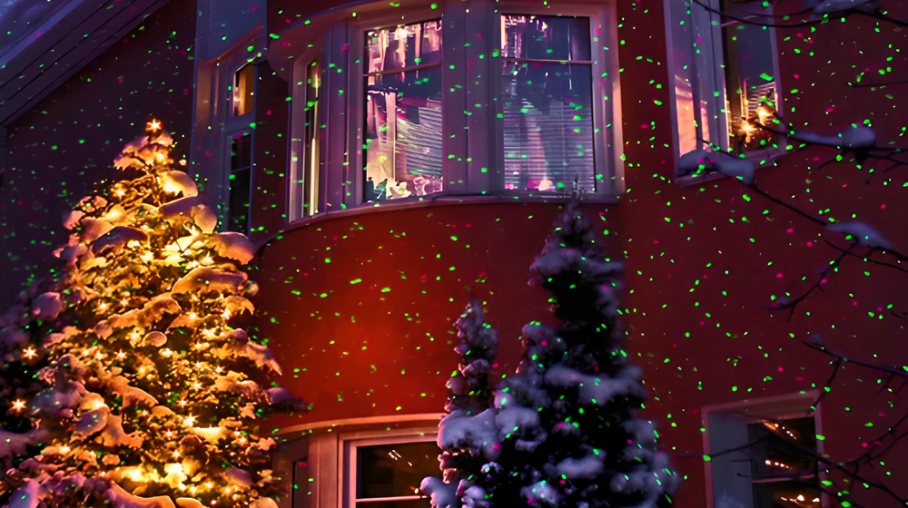 Dazzling Festive Star Laser Projector - Easily transform your Kiwi backyard into a twinkling winter wonderland