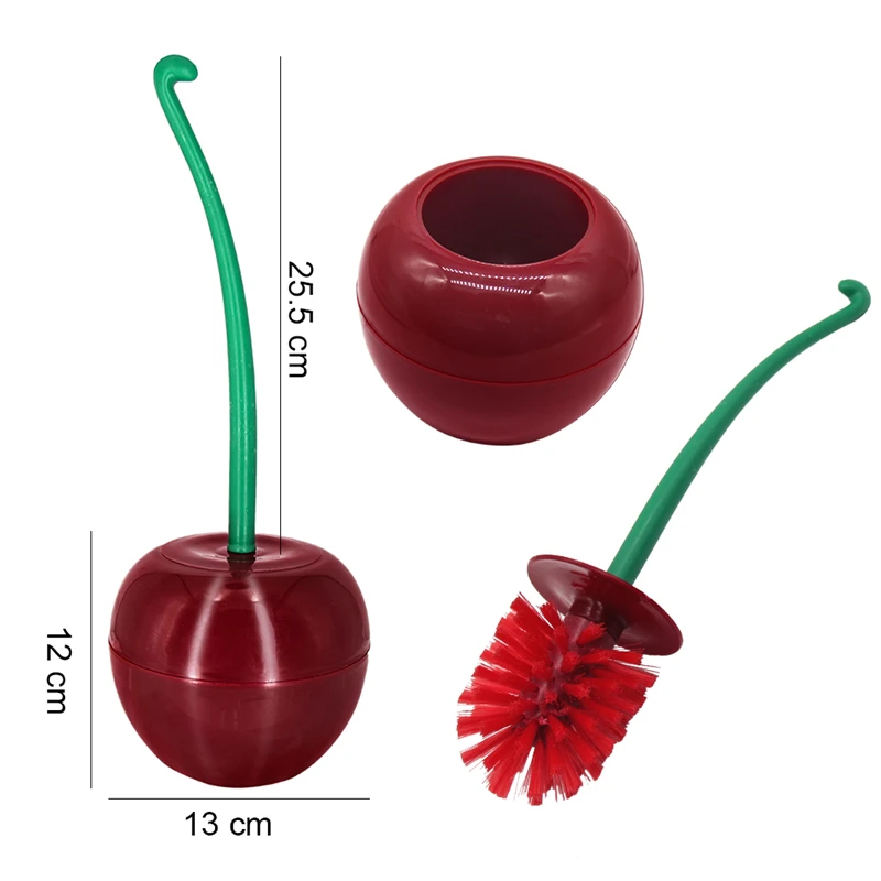 Cheeky Cherry Toilet Brush - A unique and durable toilet cleaning tool with a fun, Kiwi-inspired design