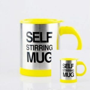 Automatic Lazy Self Stirring Magnetic Mug made of 304 stainless steel and food-grade plastic for effortless beverage mixing