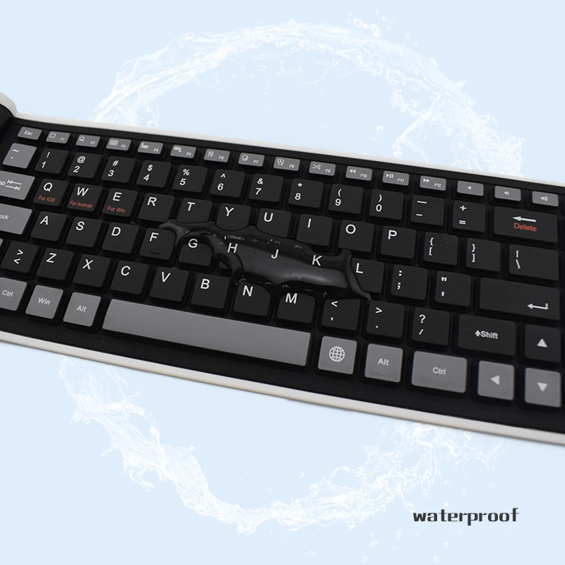 Waterproof, foldable, and built for on-the-go Kiwis, this versatile Bluetooth silicone keyboard is the perfect tech companion.