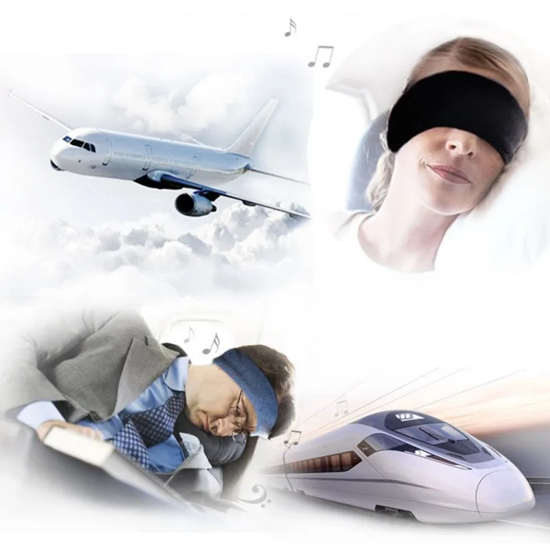 Cozy sleeping headphones with soft, adjustable headband and built-in speakers for a comfortable listening experience during sleep