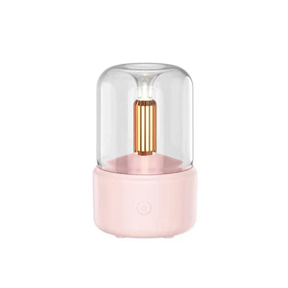 Atmosphere Light Humidifier Candlelight Aroma Diffuser - Soothing ambiance with candlelight effect and essential oil diffusion