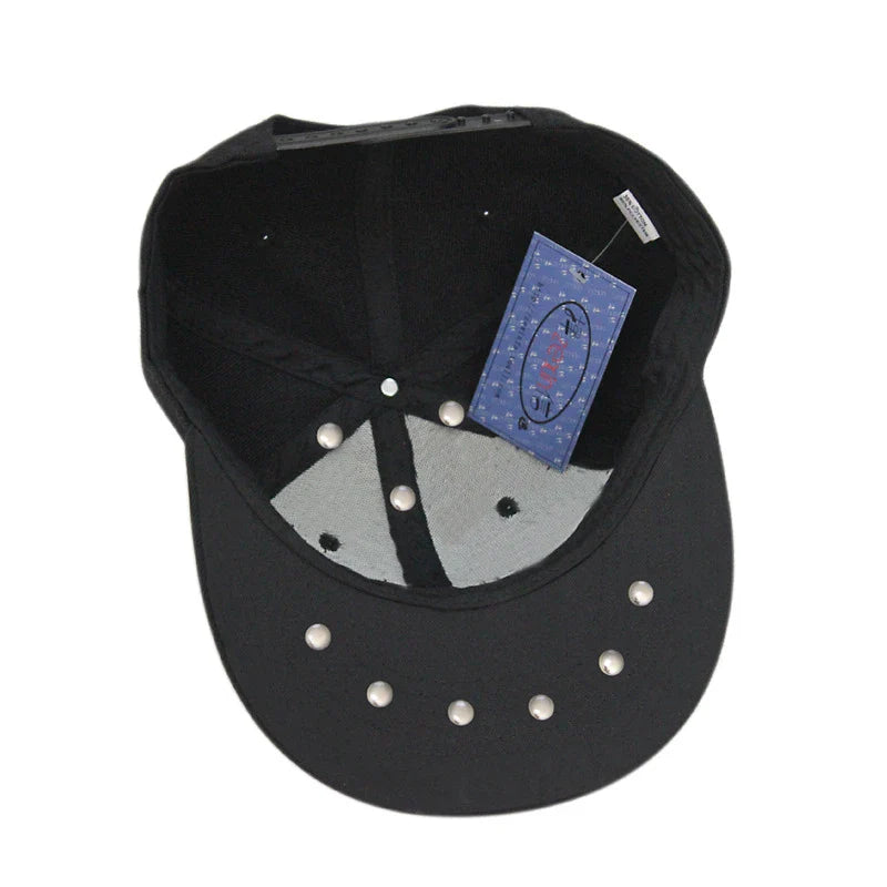 Classic metal lock bullet belt buckle cap with adjustable size and flat brim design for Kiwi outdoor style and comfort