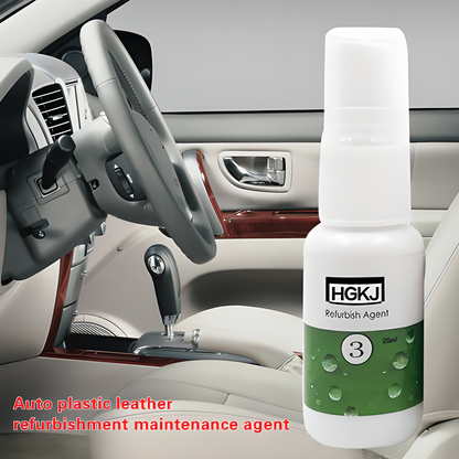 Car Interior Revitalising & Cleaning Bundle (2-Pack) - Restore Showroom Shine to Plastic and Rubber Trims