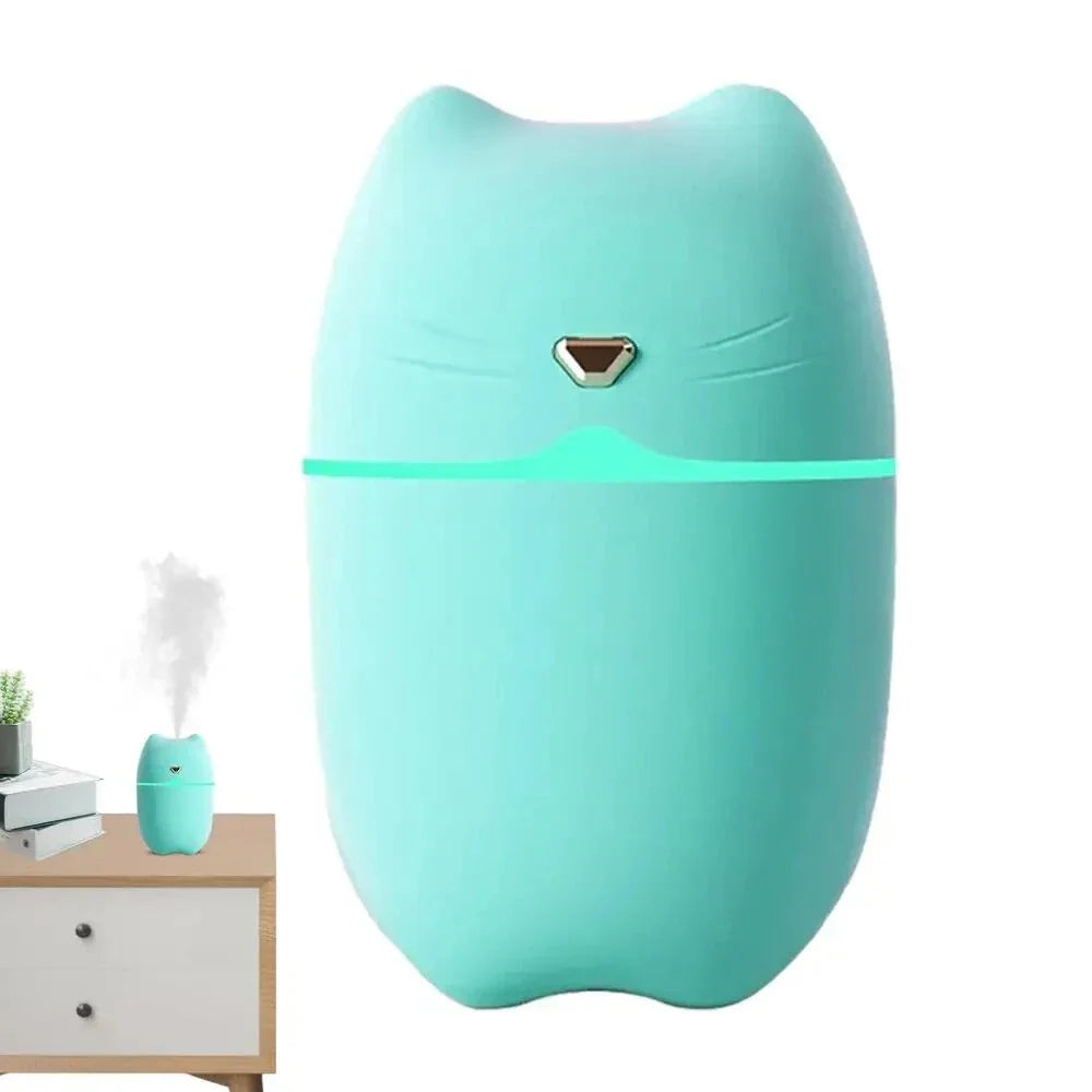 Portable car indoor humidifier with large water tank, quiet operation, and aromatherapy function