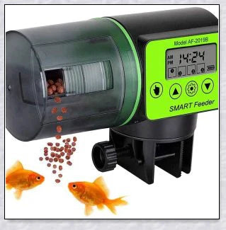 Smart Automatic Fish Feeder with programmable timer, moisture-resistant hopper, and large food capacity for Kiwi aquarium owners