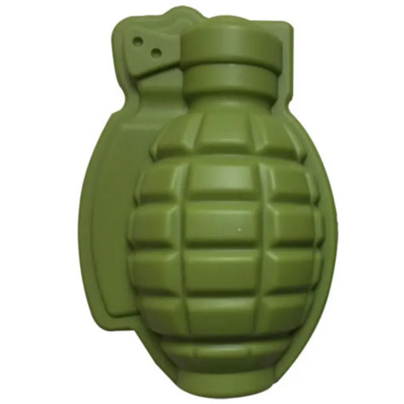 Grenade-Shaped Ice Cube Moulds - Silicone Mould for Unique Large Ice Cubes