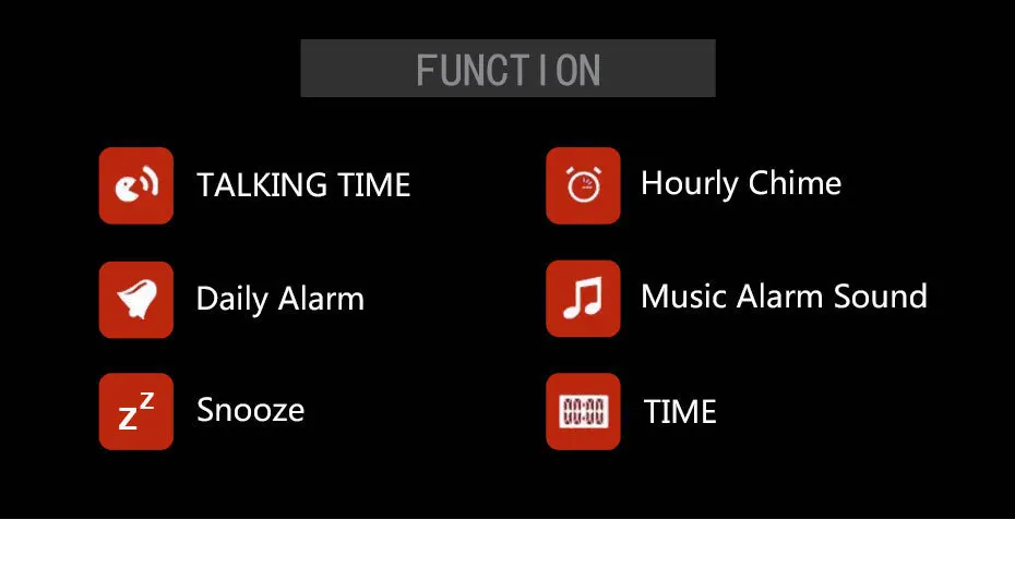 Talking Digital Alarm Clock and Wristwatch Set with voice-enabled time-telling, backlit display, and waterproof design for inclusive timekeeping