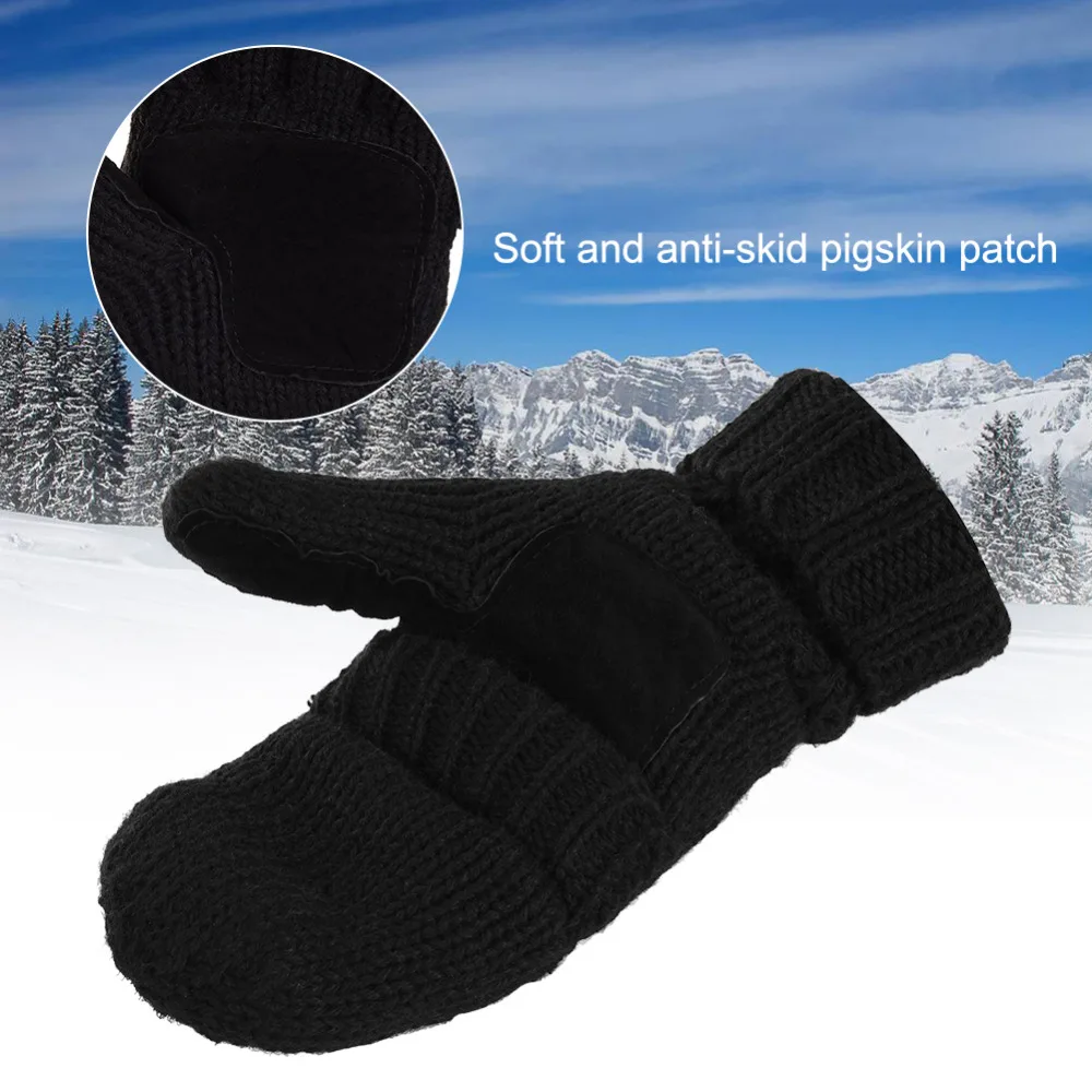 Warm and convenient woollen fingerless gloves with flip-top mittens in a range of neutral colours