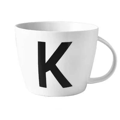 Personalized Initial Ceramic Mug with Sleek Minimalist Design and Eco-Friendly Materials