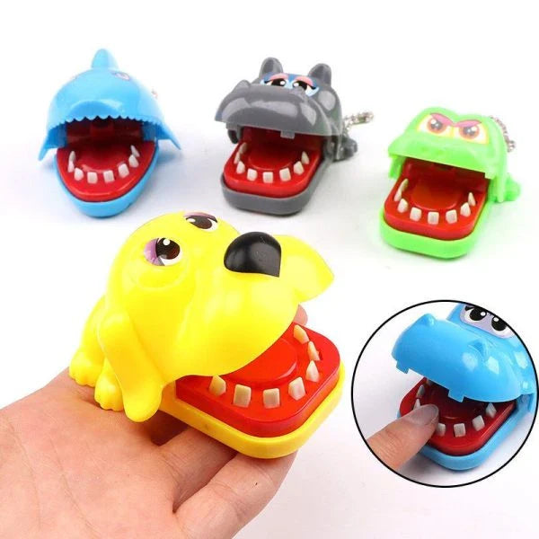 Bite-Tastic Shark Finger Toy - A playful, eco-friendly gadget for interactive family fun