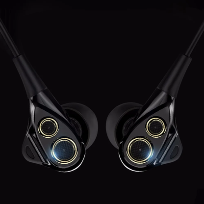 Dual-Drivers Wireless BT Headset with Exceptional Audio Quality and Wireless Connectivity