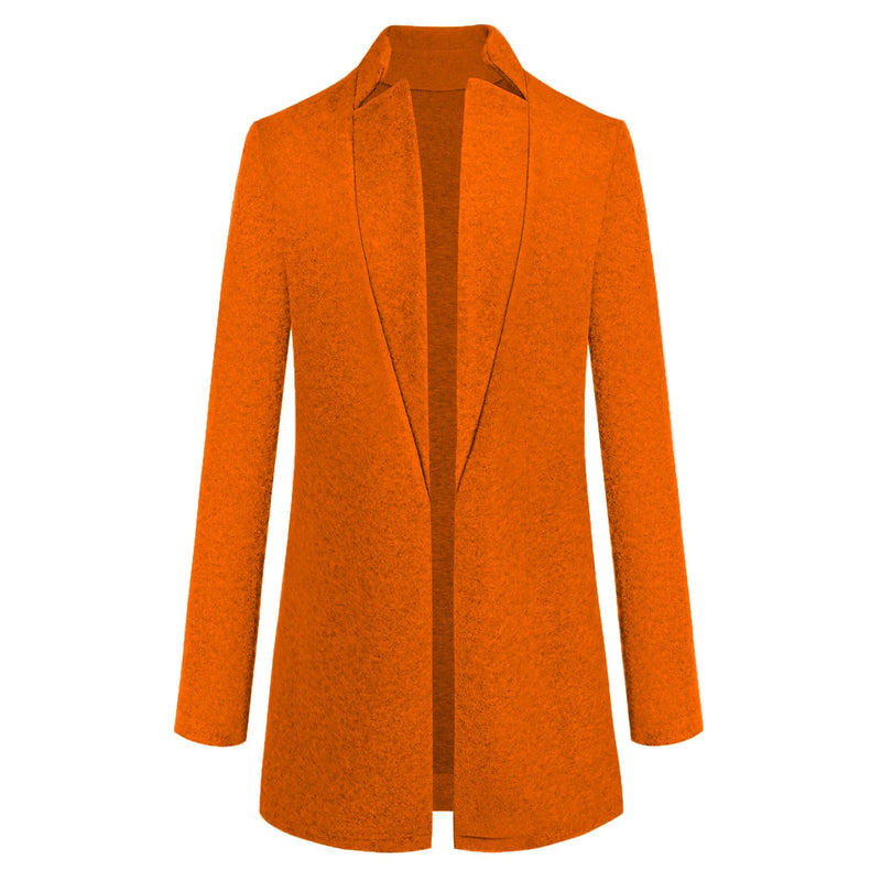 Shopfluxpro NZ Stylish Woollen Coat with Stand Collar - Perfect for Kiwi Weather