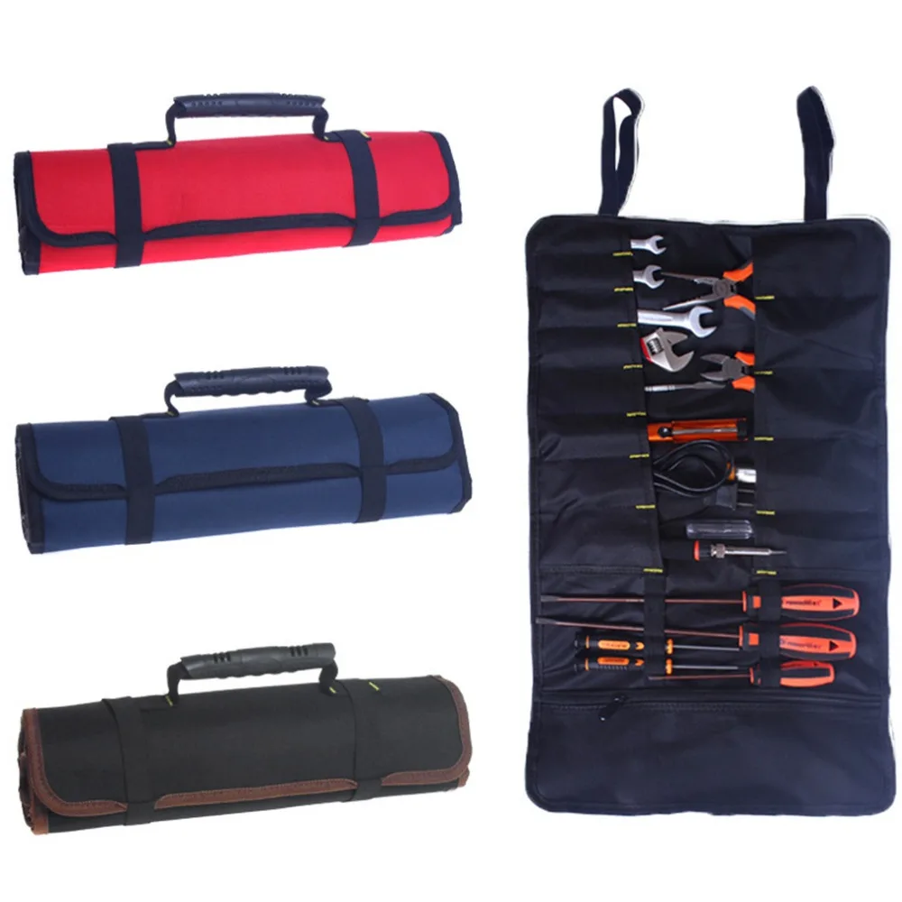 Durable, versatile rolling utility toolbox made from high-quality Oxford cloth with smooth-rolling wheels and convenient top handle