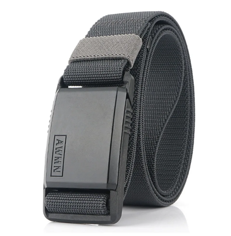 Rugged magnetic metal buckle adjustable nylon belt in various colours, perfect for Kiwi adventures and outdoor activities