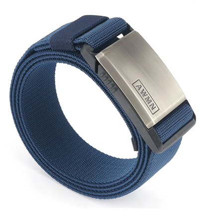 Rugged magnetic metal buckle adjustable nylon belt in various colours, perfect for Kiwi adventures and outdoor activities