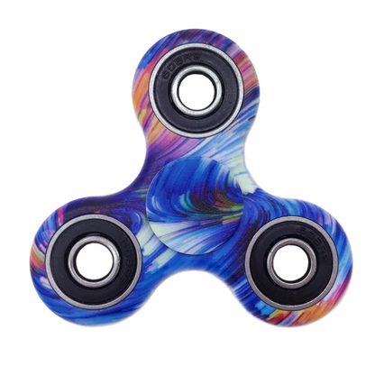 A premium designer spinner in various colors, designed to provide stress relief and improve focus for Kiwis