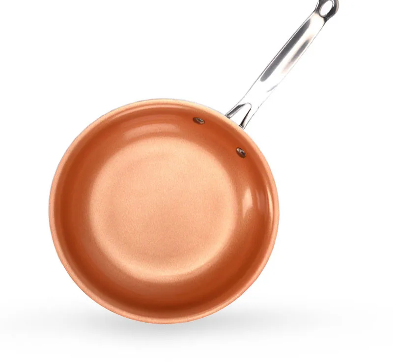 CermiTech™ Premium Non-Stick Copper Pans - Durable, Versatile, and Easy to Use Cookware