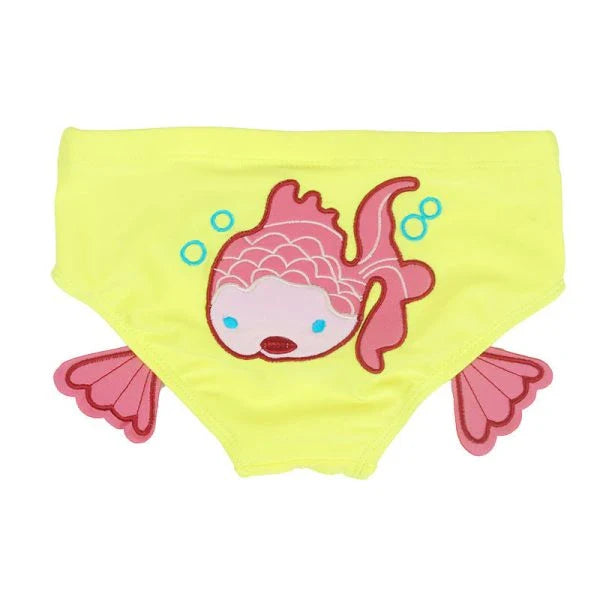 Cute embroidered baby swimming trunks in various vibrant designs for 1-3 year old New Zealand kids