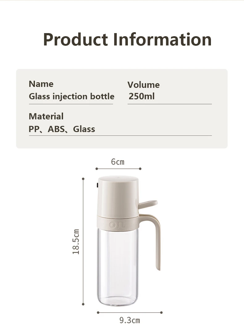 Versatile high-performance cooking oil sprayer made from durable borosilicate glass for precise oil misting and easy cleaning