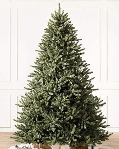 Exclusive White S Effect Artificial Christmas Tree with full, lush appearance and elegant white flocked design