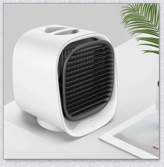 Chill Breeze - A lightweight, portable air conditioner with 3-in-1 functionality, including air cooling, air purification, and ambient lighting