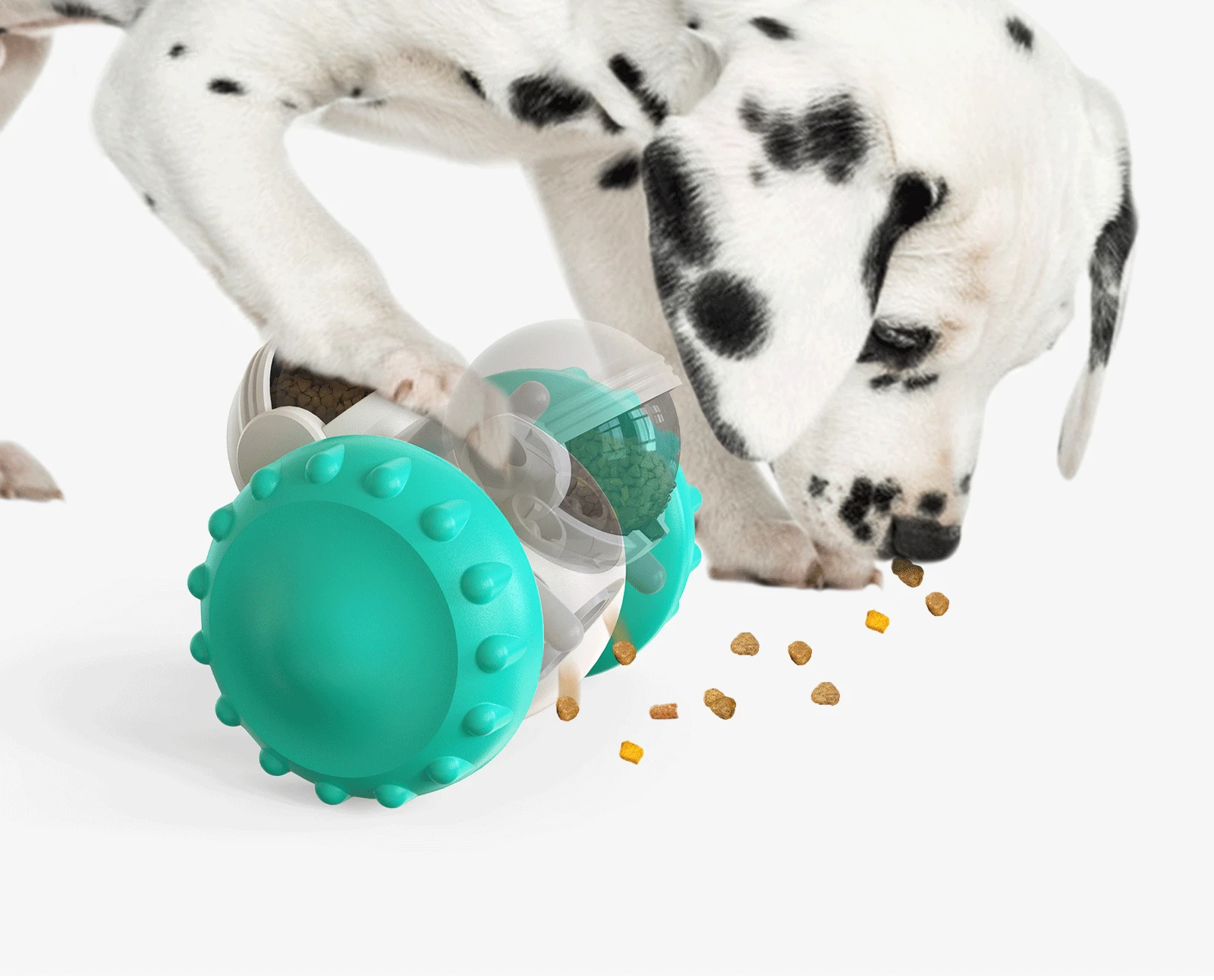 SmartFeed™ Interactive Brain-Boosting Pet Toy Snack Dispenser in various colors for dogs and cats