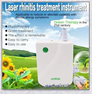 Infrared Rhinitis Therapy Device - Compact, Portable Design for Natural Sinus and Nasal Congestion Relief