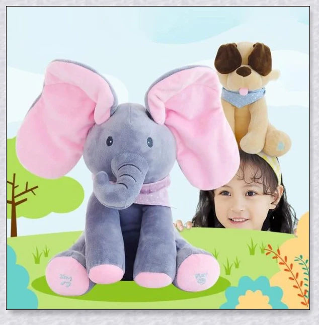 Cuddly and interactive Flappy the Elephant plush toy, a perfect companion for New Zealand kids