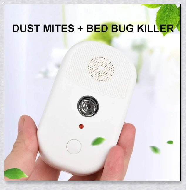 UltraSonic Bed Bug Killer - Compact, portable device that uses ultrasonic waves to eliminate bed bugs and dust mites in your New Zealand home