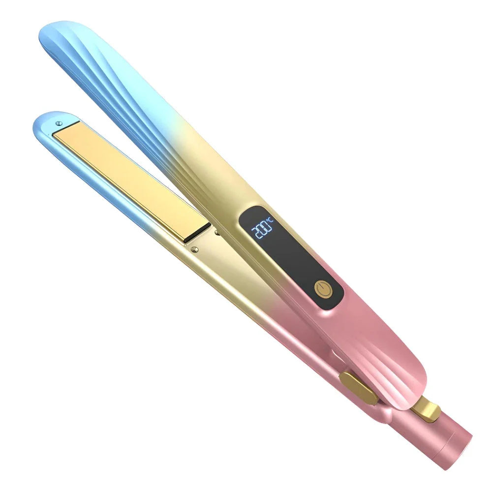 Trendha 2-in-1 Hair Styler: Straighten and Curl with Advanced Heating and Negative Ions Technology