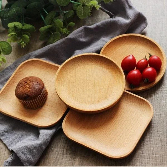 Eco-Friendly Hardwood Serving Tray in Light Brown, Handcrafted in New Zealand from Sustainable Native Timber