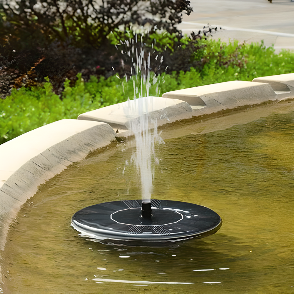 Eco-friendly solar-powered bird fountain with adjustable nozzle heads for customizable water patterns, perfect for Kiwi gardens and backyards