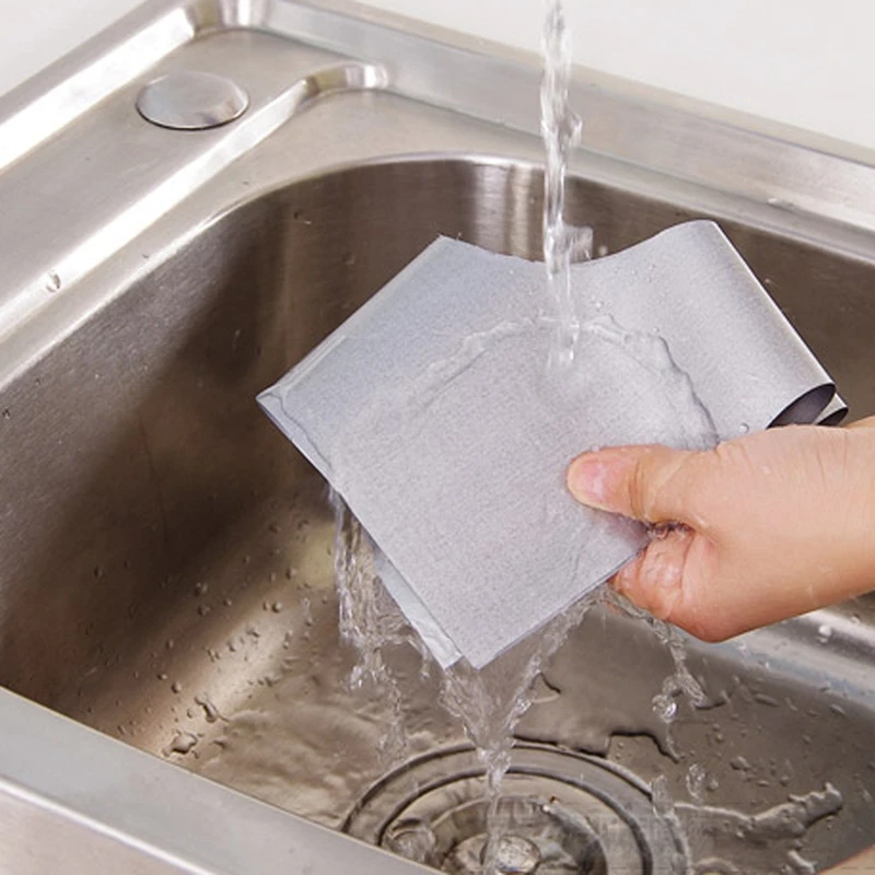 Four reusable, adjustable silicone stove top protective covers in silver and black colours