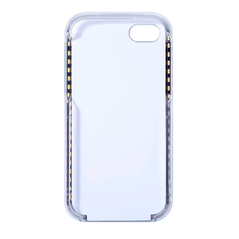 Selfie LED Glowing Phone Case in White, featuring a built-in LED lighting system for flattering selfie lighting