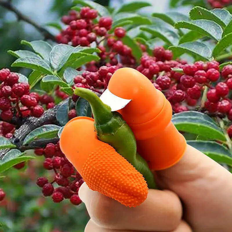 GardenBliss™ Pruning Knife & Finger Protector - Stainless-steel blade, silicone finger cover for safe and efficient gardening