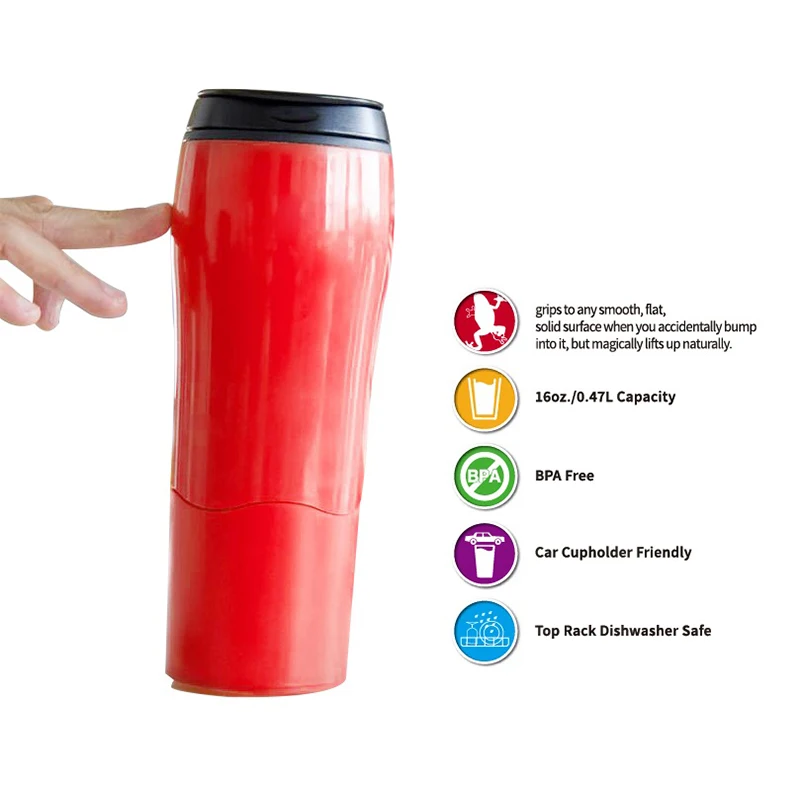 Mighty Gravity Cup - Unbreakable stainless steel spill-proof mug in various colours