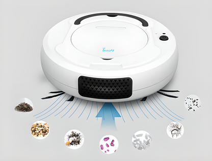 Eco-Friendly 3-in-1 Smart Floor Robot Vacuum Cleaner with Sweeping, Vacuuming, and Mopping Capabilities