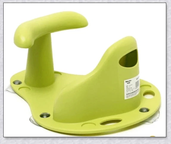 Deluxe Baby Bath Seat with anti-slip suction cups and supportive back and leg rest for a comfortable and secure bathing experience