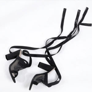 Stylish high heel sandals with flock upper, cross-strap design, and super high heel for a glamorous, Kiwi-approved look.