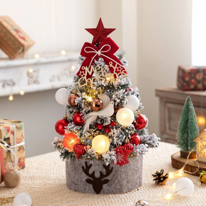 Shopfluxpro NZ Festive Snow Tree Decorations - Brighten Up Your Kiwi Christmas!