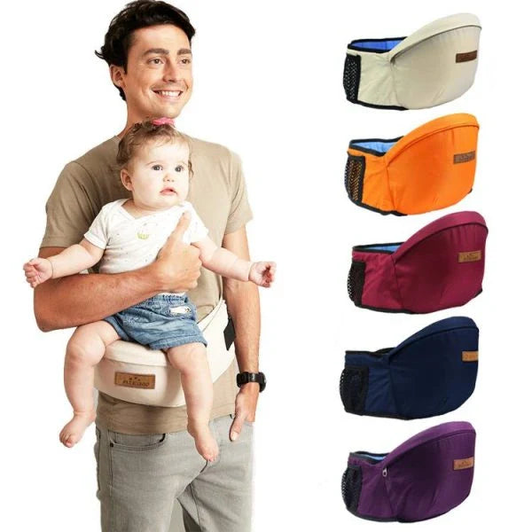 Kiwi-designed baby carrier with anti-skid design and ergonomic comfort, perfect for active Kiwi families