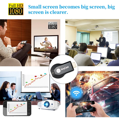 RemoteCast Display TV Stick for 1080P HDMI wireless WiFi streaming from devices to TV